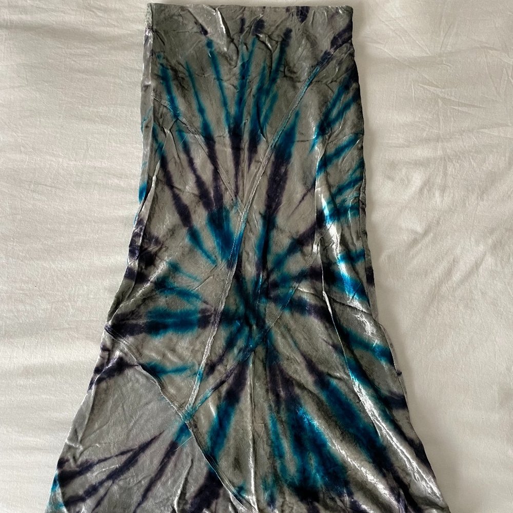 Free People tie dye maxi skirts